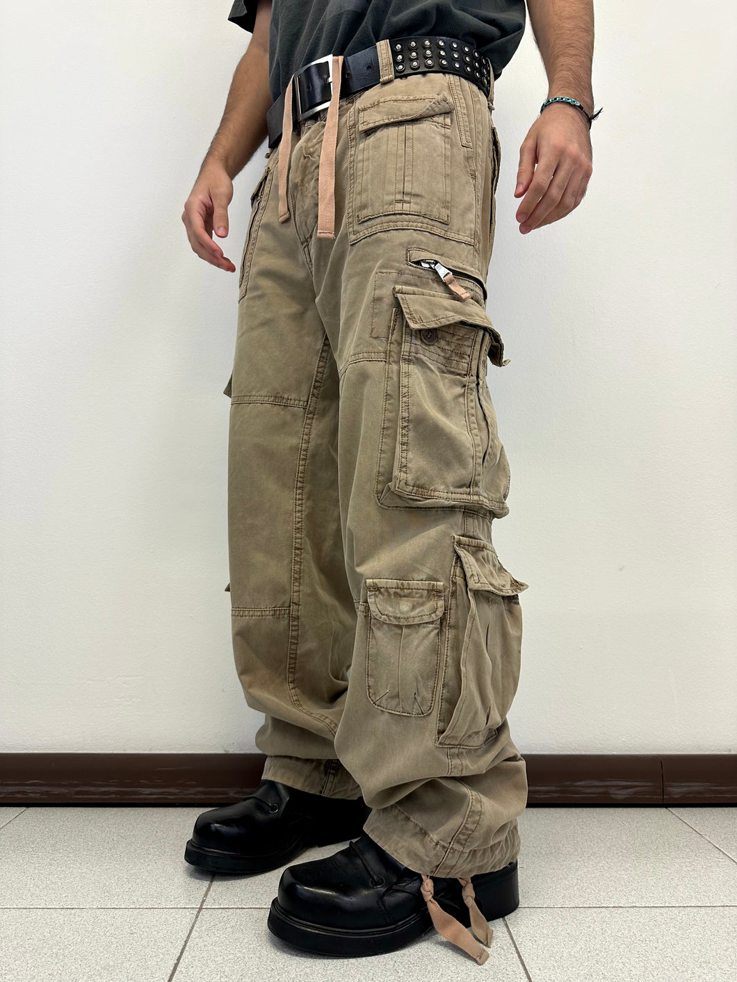 AW03 Dolce & Gabbana 18 pockets military cargo pants