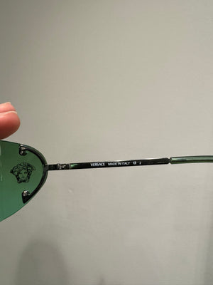 1990s Versace shield sunglasses