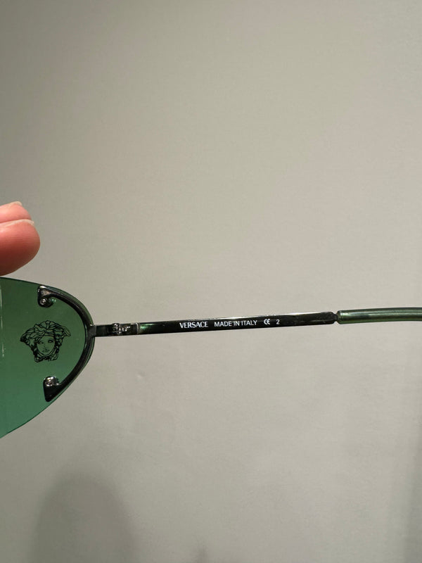 1990s Versace shield sunglasses