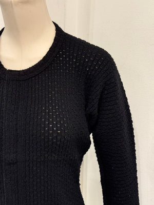 2000s Comme des Garçons deconstructed knit cardigan