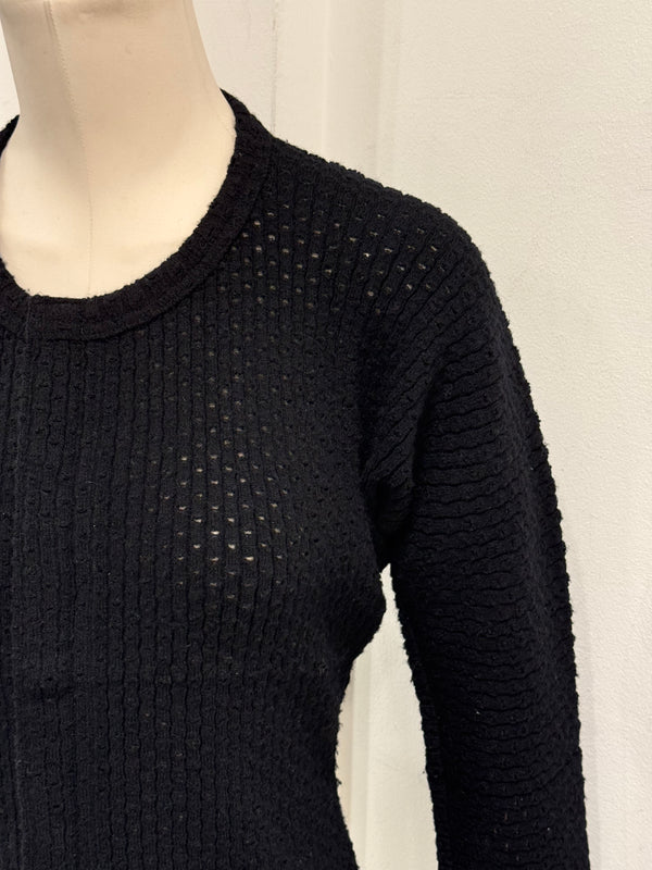 2000s Comme des Garçons deconstructed knit cardigan