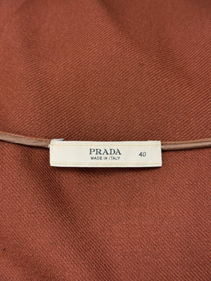 1990s Prada pleated midi skirt