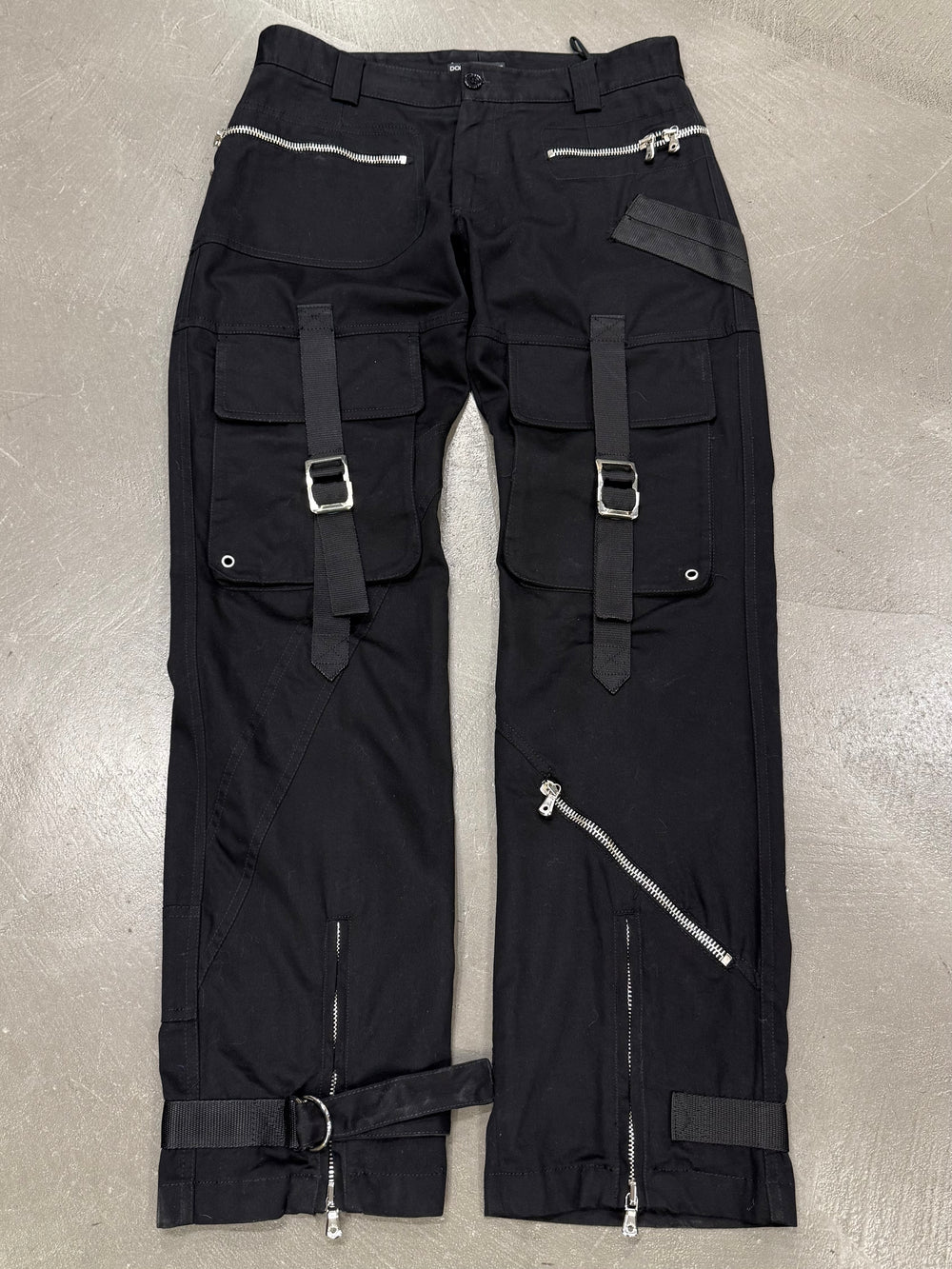 A/W2003 Dolce & Gabbana bondage runway cargo pants