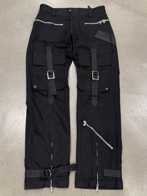 A/W2003 Dolce & Gabbana bondage runway cargo pants