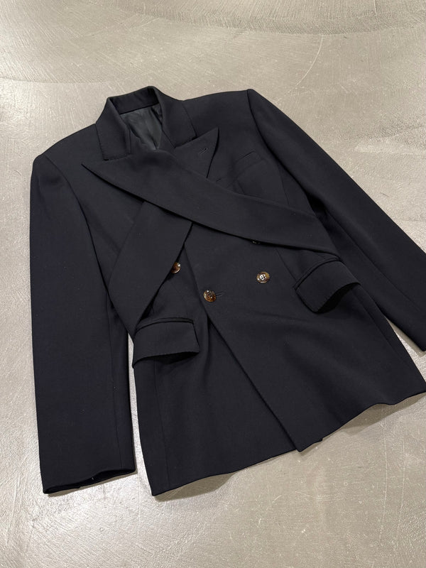 2000s Jean Paul Gaultier deconstructed blazer