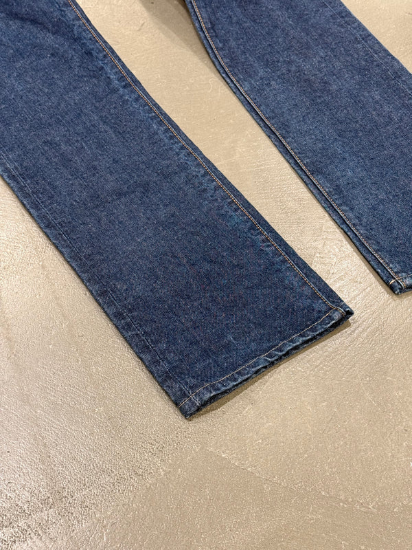 2000s Dior by Hedi Slimane raw jeans