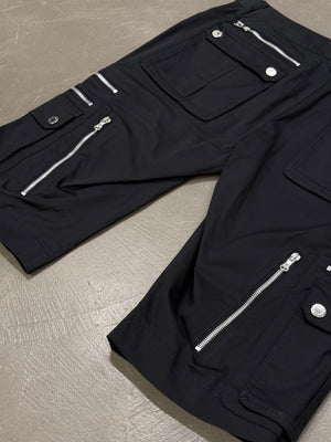 S/S2008 Dolce & Gabbana runway multi zipper cargo shorts