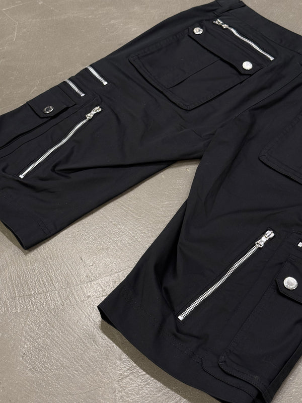 S/S2008 Dolce & Gabbana runway multi zipper cargo shorts