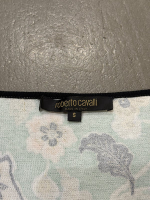 S/S2003 Roberto Cavalli chinoserie print set (top, cardigan & jeans)