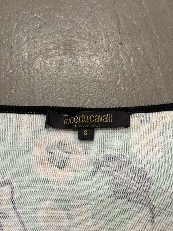 S/S2003 Roberto Cavalli chinoserie print set (top, cardigan & jeans)