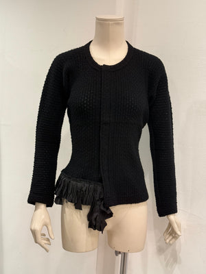 2000s Comme des Garçons deconstructed knit cardigan