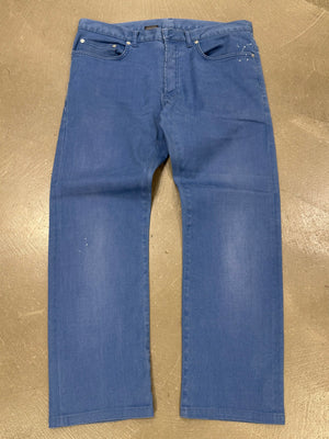 2000s Dior blue faded jeans