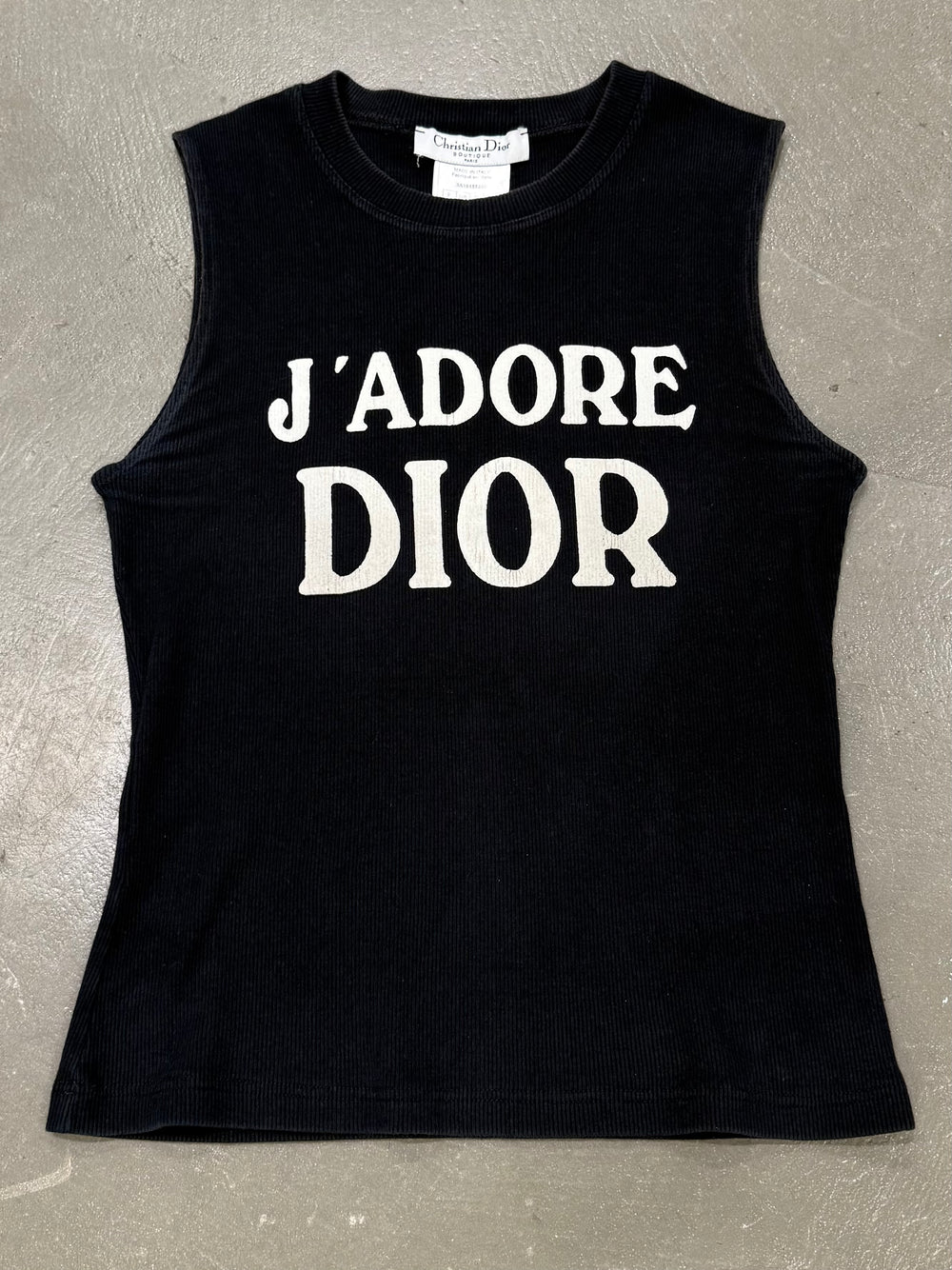 F/W 2002 Christian Dior by John Galliano “J’adore Dior” tank top