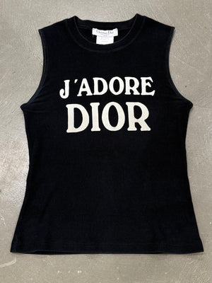 F/W 2002 Christian Dior by John Galliano “J’adore Dior” tank top