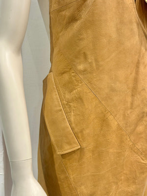 S/S2000 Christian Dior by John Galliano runway leather alter dress