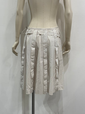2000s Prada loop belted skirt