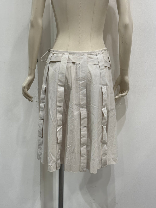 2000s Prada loop belted skirt