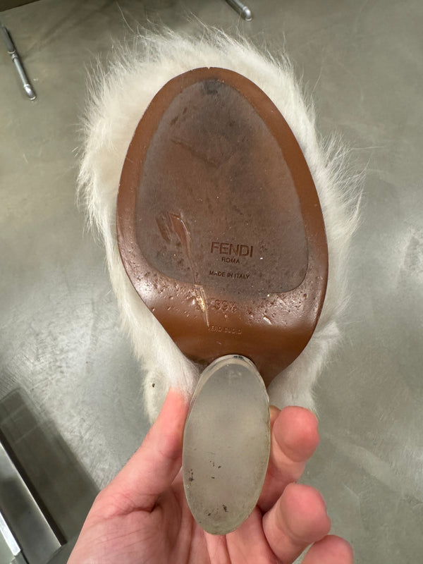 A/W2015 Fendi runway faux fur yeti boots
