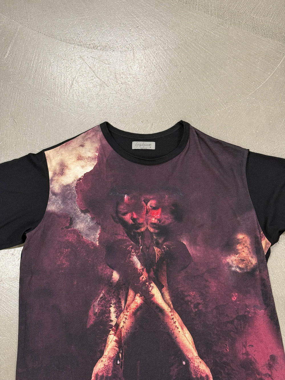 A/W2022 Yohji Yamamoto Pour Homme printed tee