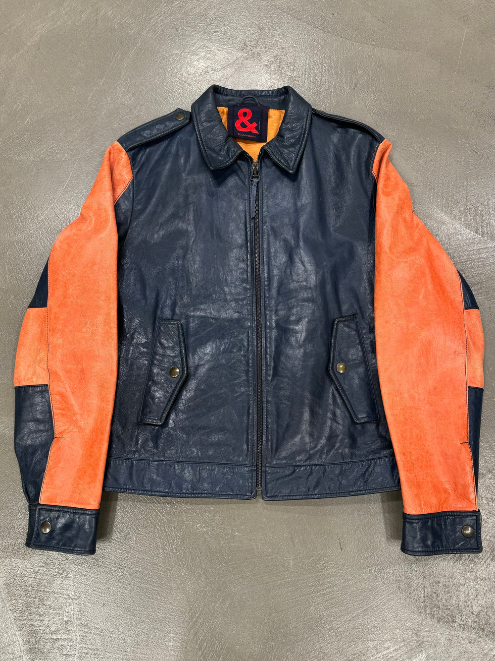 2000s Dolce & Gabbana leather jacket