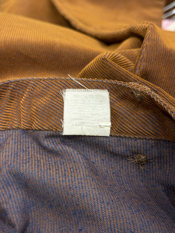 2000s Jean Paul Gaultier corduroy extra flared low rise pants
