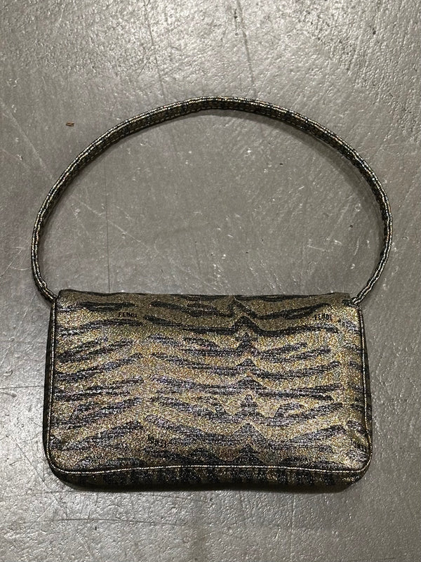 2000s Fendi mini Baguette bag with Shimmering Finish