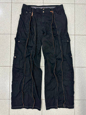 SS2003 D&G parachute full zipper cargo pants