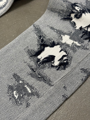 2000s Issey Miyake A-POC distressed pants