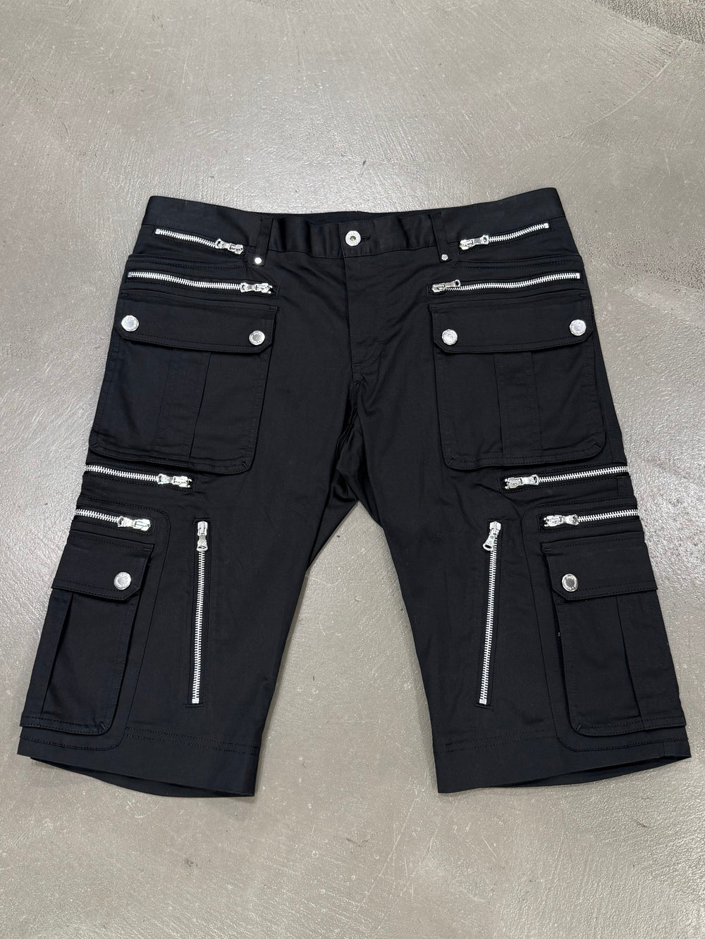 S/S2008 Dolce & Gabbana runway multi zipper cargo shorts