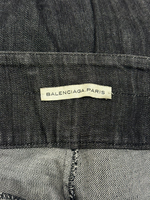 2006 Balenciaga by Nicolas Ghesquière Flared Workwear Denim