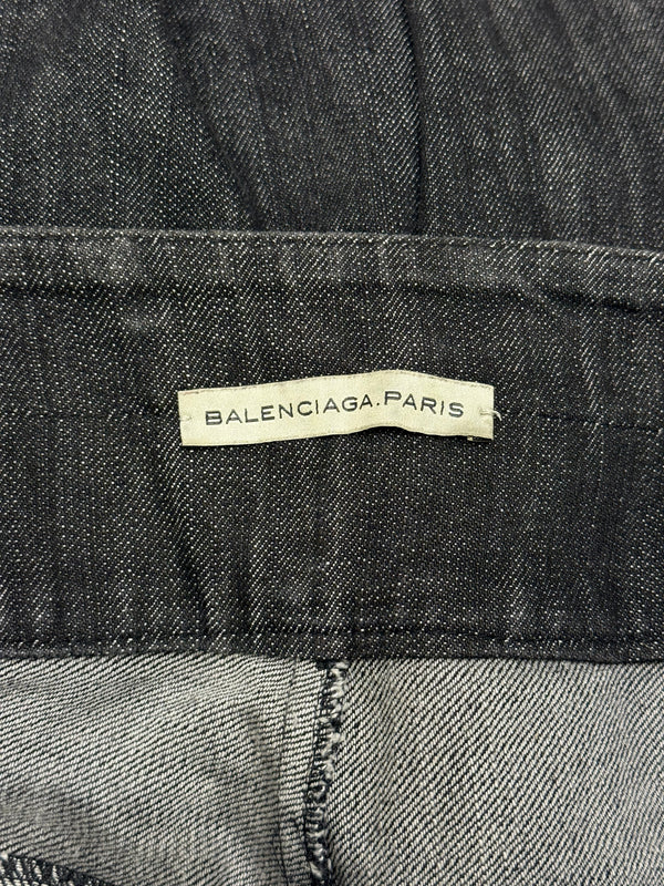 2006 Balenciaga by Nicolas Ghesquière Flared Workwear Denim