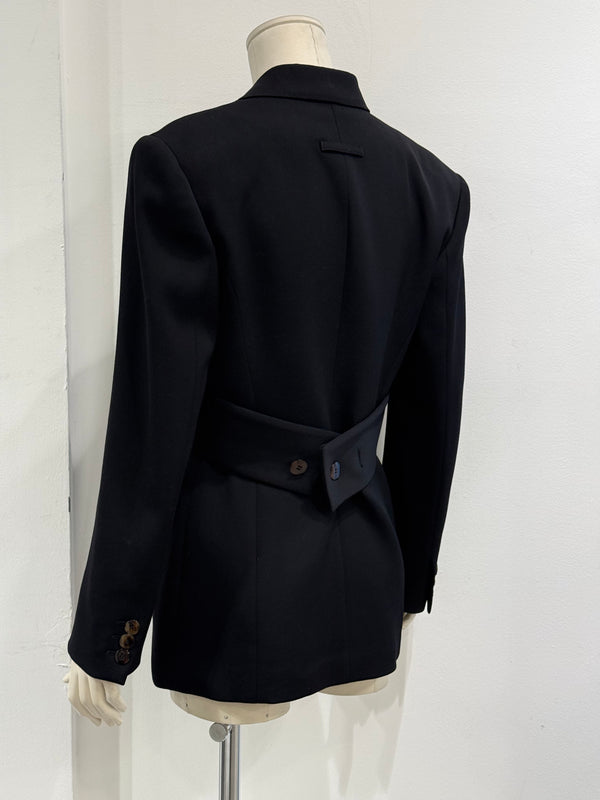 2000s Jean Paul Gaultier deconstructed blazer