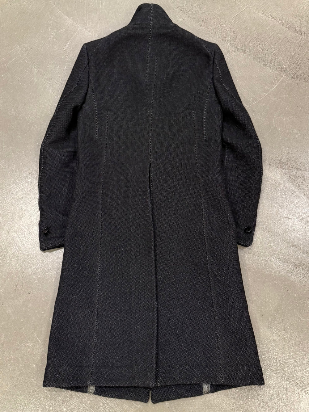 Carol Christian Poell unlined overlock dead end coat