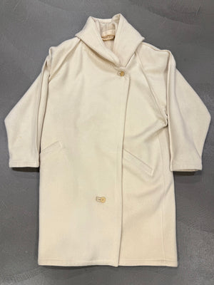 1990s Gianni Versace wool shawl-collar coat