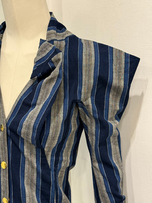 1990s Vivienne Westwood exaggerated shoulders shirt