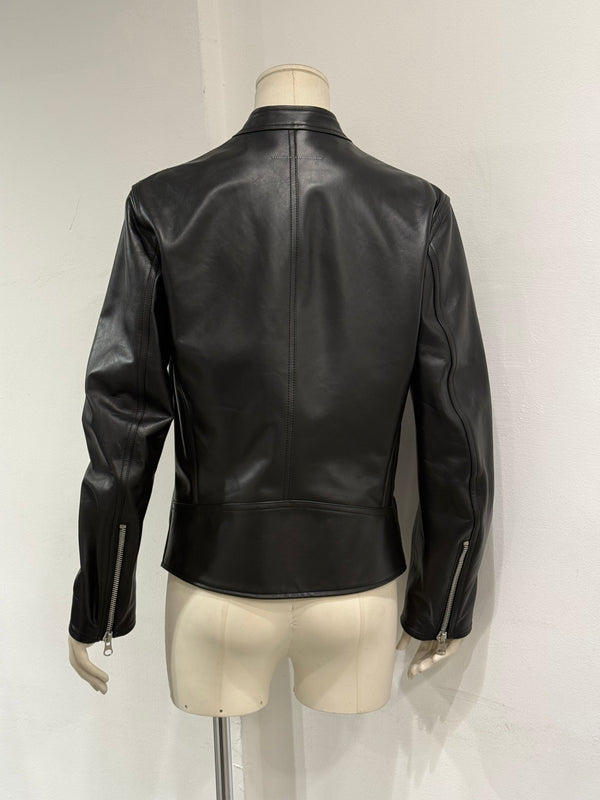 2020s Maison Margiela "5-Zip" leather biker jacket