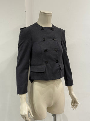 2009 Miu Miu cropped double breasted wool jacket