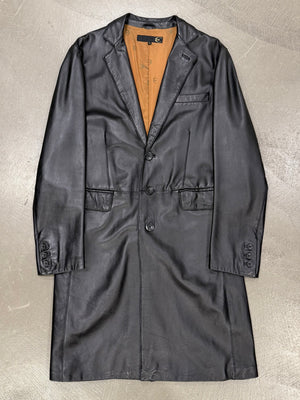 2000s Roberto Cavalli leather coat