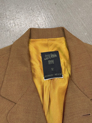 1980s Jean Paul Gaultier pour Gibò wool blazer vest