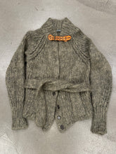 Load image into Gallery viewer, 2000s Alexander McQueen mohair belted cardigan knit
