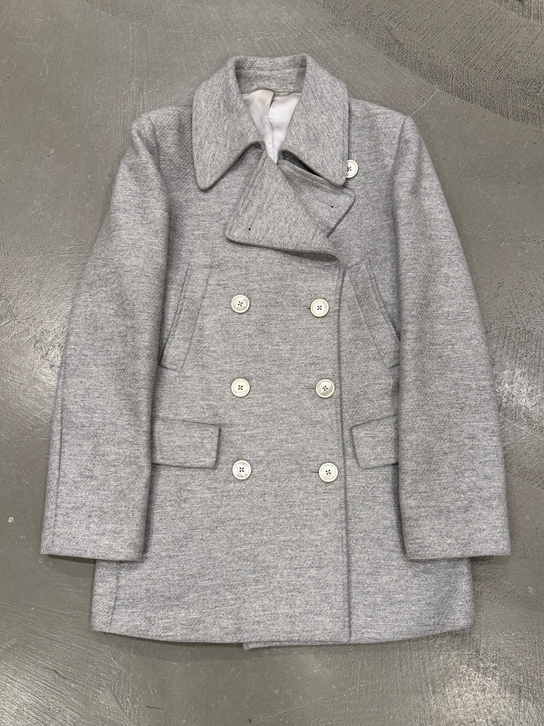 S/S 2004 Maison Margiela Grey peacoat women