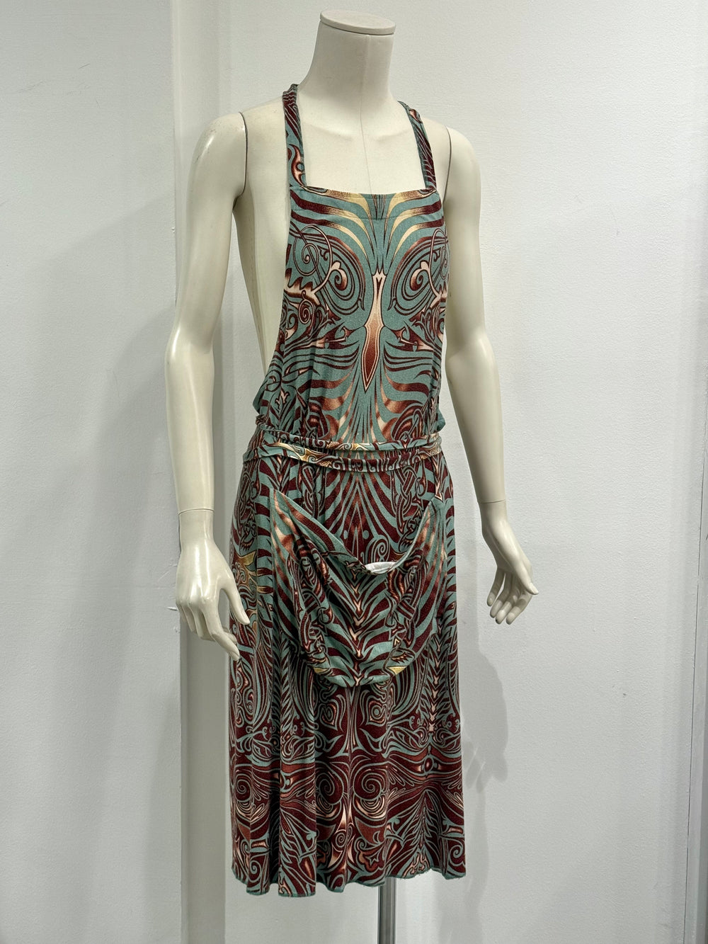 1990s Jean Paul Gaultier tribal dress