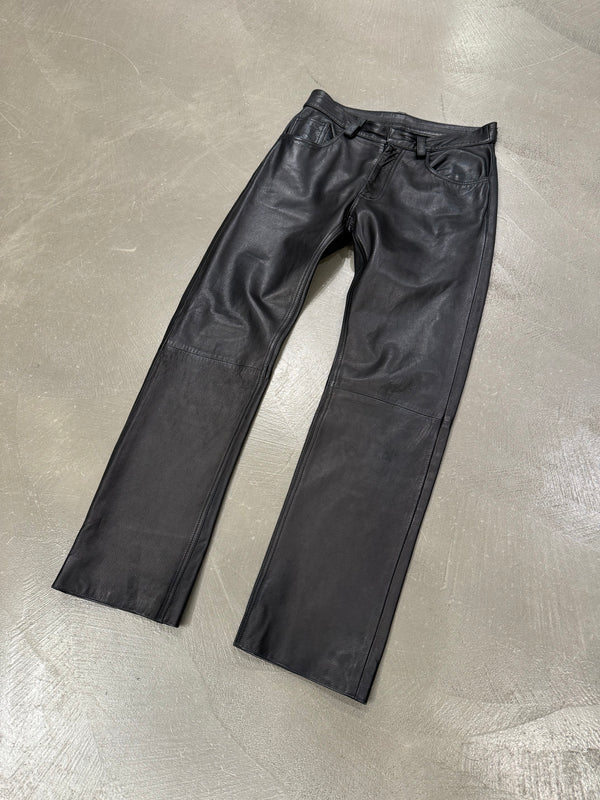 1990s Dolce & Gabbana leather pants
