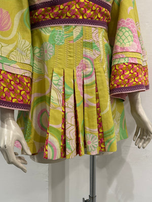 S/S2004 Dolce & Gabbana floral abstract mini dress