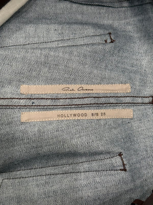 S/S2025 Rick Owens “Hollywood” coated pants