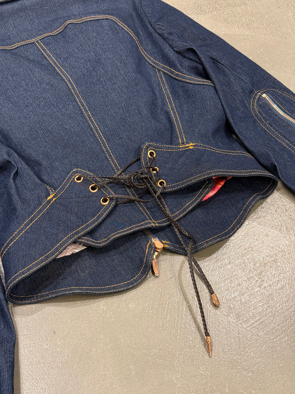 S/S2002 Roberto Cavalli iconic denim jacket