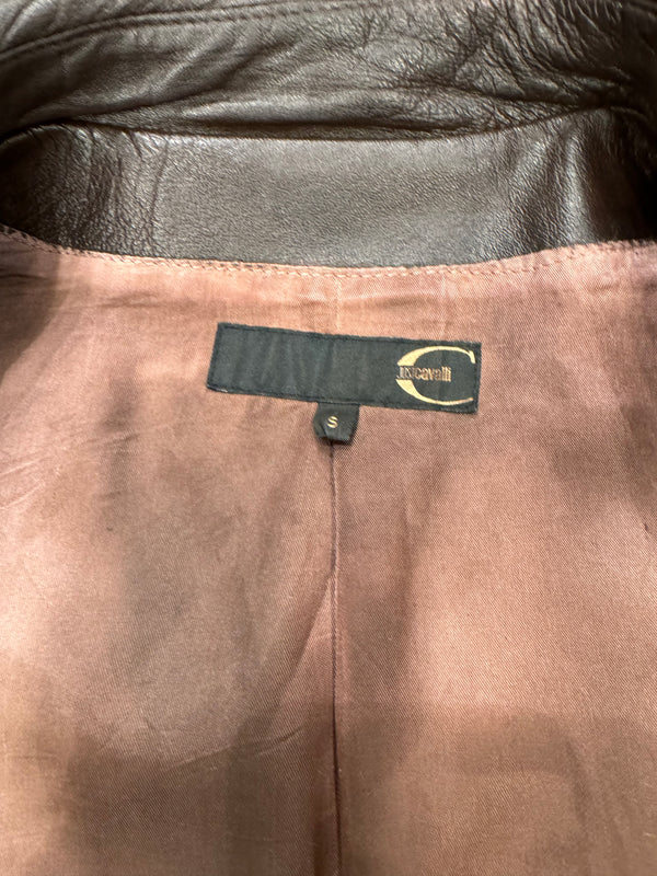 2000s Roberto Cavalli leather jacket