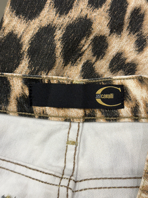 2000S Cavalli leopard print pants