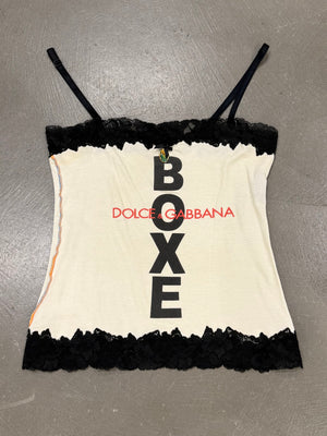 2001 Dolce & Gabbana iconic "Boxe" top