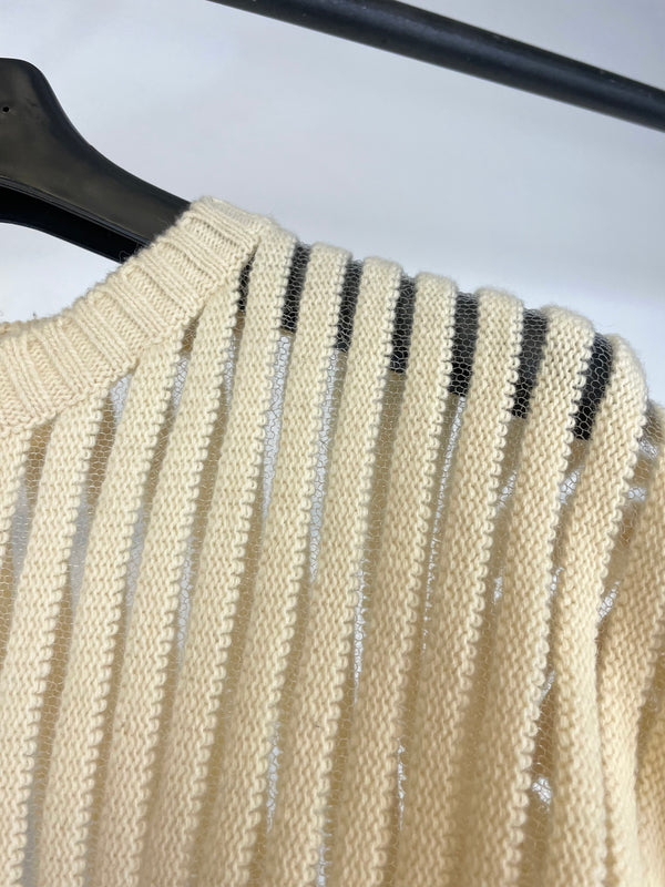 1998 Helmut Lang semi transparent sweater
